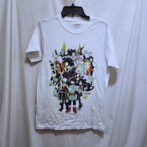 My Hero Academia Funimation White Anime Cast T-Shirt Adult Size S